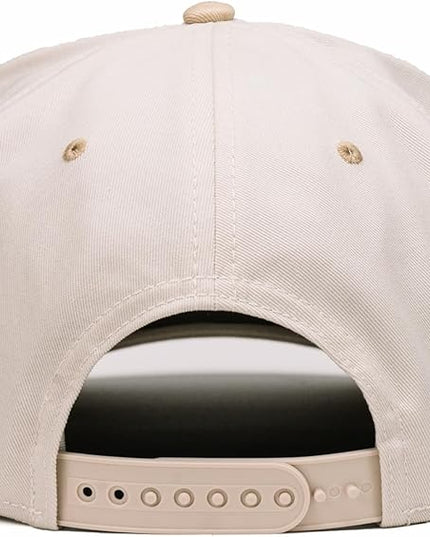 Nuthin Fancy Comus Snapback Hat, Everyday 5-Panel High Crown Canvas Trucker Hat for Men & Women