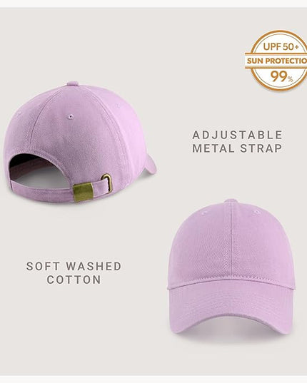 CHOK.LIDS Everyday Premium Dad Hat Unisex Cotton Baseball Cap for Men and Women Adjustable Lightweight Polo Style Curved Brim