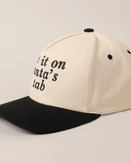 MIRMARU Two-Tone Vintage Canvas Trucker Hats for Men & Women, Adjustable Size Baseball Caps with Trendy Embroidered Design