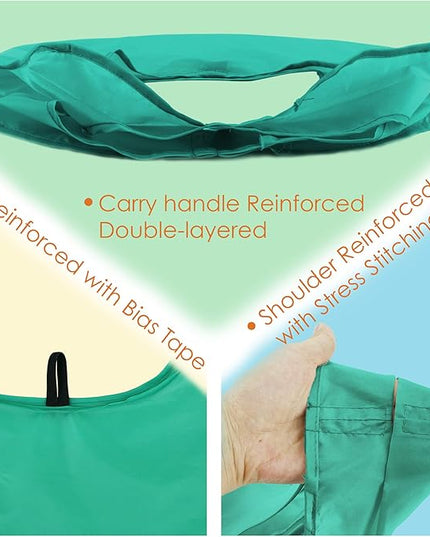 BeeGreen Reusable-Grocery-Bags-Foldable-Machine-Washable-Reusable-Shopping-Bags-Bulk Colorful 10 Pack 50LBS Extra Large Folding Reusable Bags Totes w Zipper Storage Pouch Lightweight Polyester Fabric