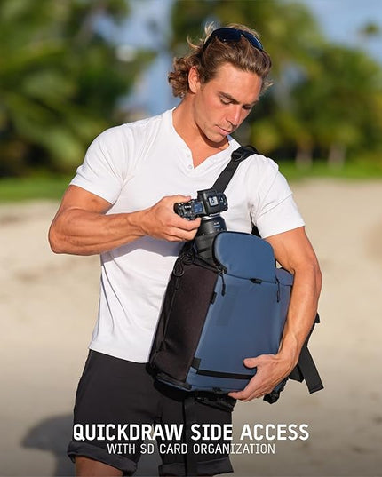 WANDRD PRVKE Lite: Weather-Resistant Travel & Camera Backpack with Laptop Sleeve, Quick Side Access, Clamshell Opening – Ideal Photography & Travel Bag