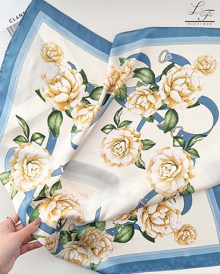 Satin Bandanas Head Scarf For Women Hair Scarves Accessories Lightweight Fashion Wrap Neck Silk Sleeping Headscarf