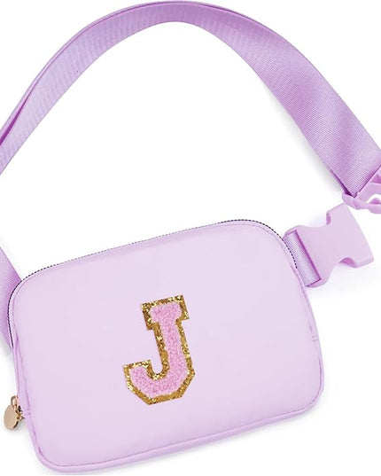 Uygafly Birthday Gifts for 6 7 8 9 10 11 12 13 Year Old Girls,Fanny Pack Belt Bag Crossbody Bags for Women Girls Kids,Fashion Waist Packs Cute Teen Trendy Stuff Travel Essentials | Lavender,J