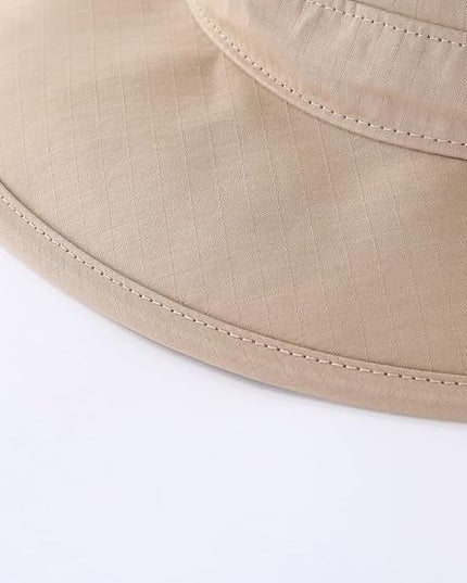 Home Prefer Summer UPF 50+ Men's Bucket Sun Hat Wide Brim Fishing Hat Safari Hat