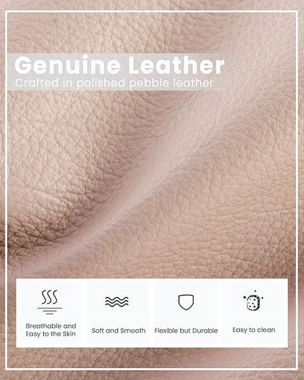 befen Genuine Leather Small Crossbody Bags for Women, Cell Phone Cross body Purse Bag with RFID Blocking Card Slots