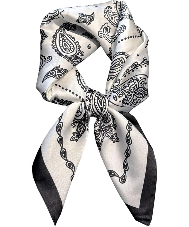 Satin Bandana Headscarf for Women Silky Hair Scarves for Fashion Lightweight