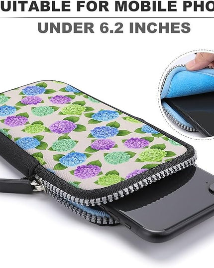 Unisex Small Crossbody Bags, Women Men Portable Adjustable Crossbody Phone Wallet Pouch