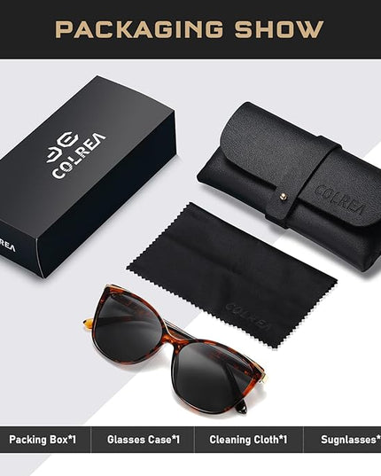 Trendy Cat Eye Sunglasses for Women Fashion Cateye UV400 Protection Glasses CL22017