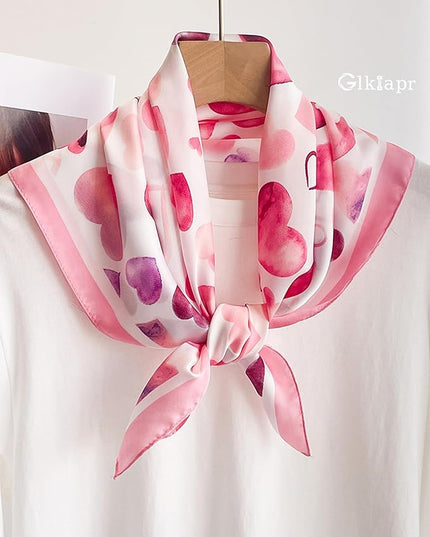 Satin Bandana Headscarf for Women Silky Hair Scarves for Fashion Lightweight