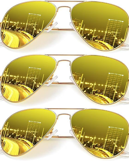 KALIYADI Classic Aviator Sunglasses for Men Women Driving Sun glasses Polarized Lens UV Blocking