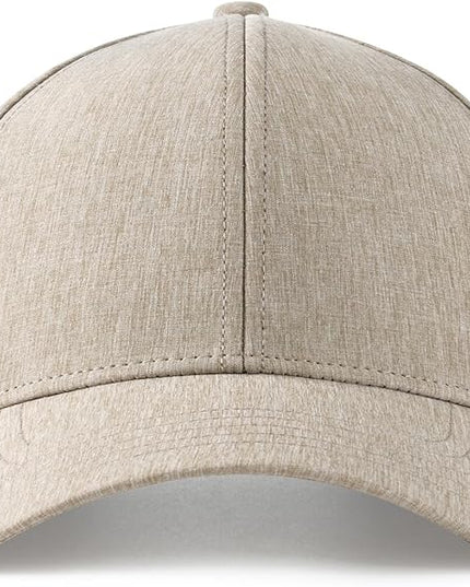 VOBOOM Men Snapback Trucker Hat, Baseball Cap for Breathable Side Laser Cut Holes