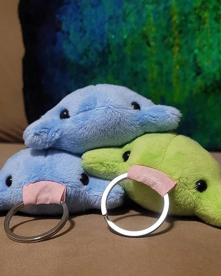 Agromusk Cute Frog Keychain,Kawaii Frog Plush Keychain,Green Frog Purse Bag Charms Funny Frog Decor Car Keys Gifts