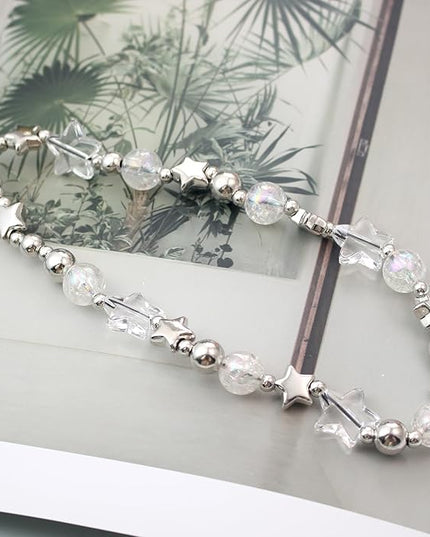 Beaded Camera Wrist Strap, Cute Phone Charms Strap, Pearl Bracelet Wrist Strap, Phone Keychain Decoration for Wallet