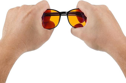 100% Blue Light Blocking Glasses - Women + Men - Better Sleep - Anti Eye Strain Protection - Computer Screens Gaming
