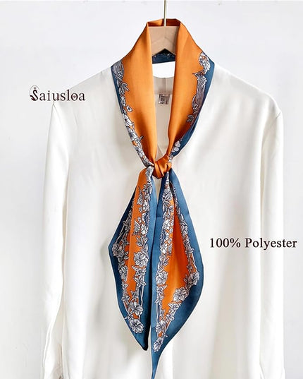Purse Scarf For Handbags Head Scarves For Women's Hair Bags Scarfs Long Skinny Scarves Fashion Silky