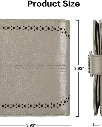 Lavemi Womens Leather Wallet Small Compact RFID Blocking Credit Card Case Purse with Zipper Pocket | Small, Compact, RFID Blocking, Zipper Pocket, Small, Compact