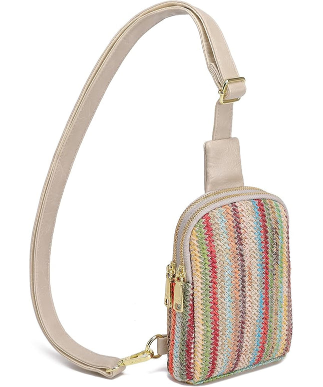 INICAT Faux Straw Crossbody Bags Beach Gifts Valentines Day Her Cruise Ship Essentials Women Summer Small Sling Purses