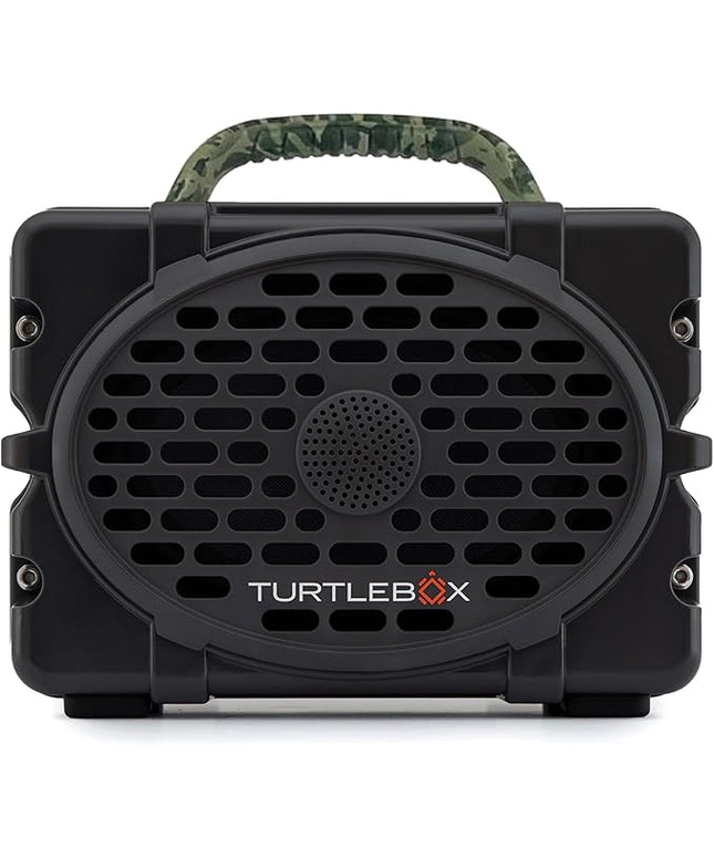 Turtlebox Original Gen 3: Portable Outdoor Bluetooth Speaker – Ultra-Loud (120dB), Waterproof (IP67), Rugged, Impact-Resistant, 3-Day Battery | Party Mode: Unlimited Pairing Stereo, Gray/Camo