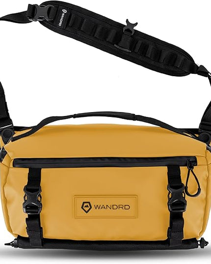 WANDRD ROGUE V1 9L Sling: Compact Camera Sling and Crossbody Bag with Fast Access, 3-Way Carry– Lightweight Everyday Bag Great for Travel, Photography, and Daily Use (Dallol Yellow)