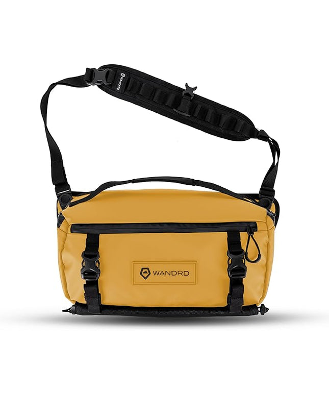 WANDRD ROGUE V1 9L Sling: Compact Camera Sling and Crossbody Bag with Fast Access, 3-Way Carry– Lightweight Everyday Bag Great for Travel, Photography, and Daily Use (Dallol Yellow)