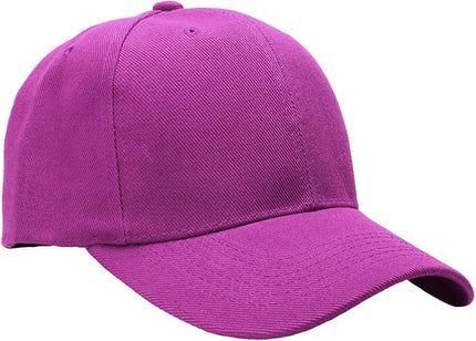 Falari Wholesale Bulk Lot 12-Pack Baseball Cap Adjustable Size Plain Blank Solid Color