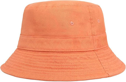 Hot Summer Bucket Hat - Trendy Cotton Sun Hat for Beach, Golf, Fishing - Fun Outdoor Vacation Boonie for Men and Women