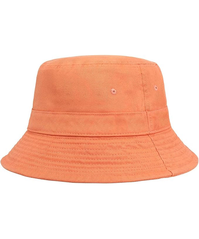 Hot Summer Bucket Hat - Trendy Cotton Sun Hat for Beach, Golf, Fishing - Fun Outdoor Vacation Boonie for Men and Women