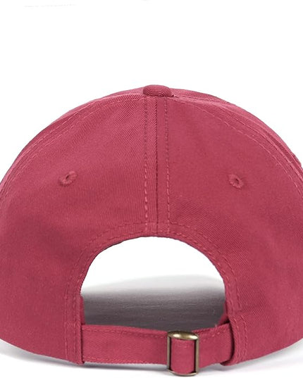 Zylioo XL XXL Oversize Baseball Cap, 100% Cotton Adjustable Dad Hat for Big Heads 23.5"-25.5", Soft Crown Large Size Cap