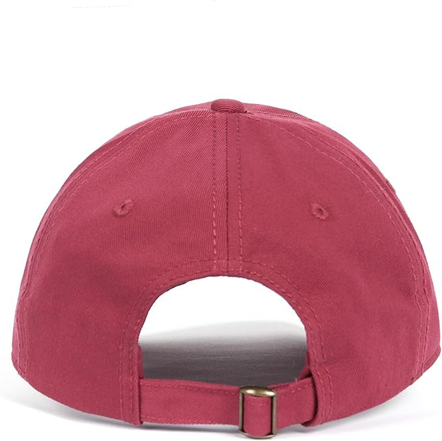 Zylioo XL XXL Oversize Baseball Cap, 100% Cotton Adjustable Dad Hat for Big Heads 23.5"-25.5", Soft Crown Large Size Cap