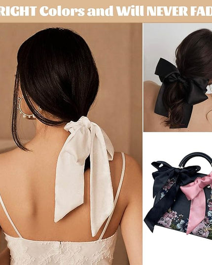 kcctoo 2/6/10Pack Scarf Bags for Women Handbag Scarfs Band Hair Neck Scarves Fashion Gifts