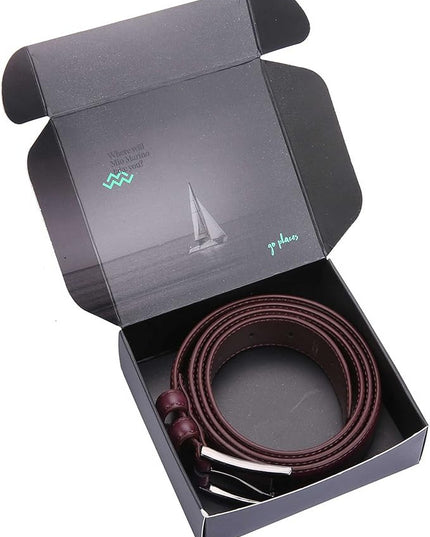 Marino’s Premium Belt Men, Genuine Leather Dress Belt for Men, Casual Mens Belt in Gift Box