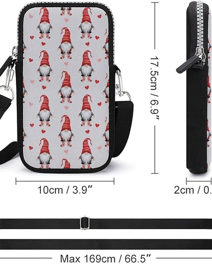 Small Crossbody Bags for Men, Cool Lightweight Sling Phone Pouch, Slim Cell Phone Purses