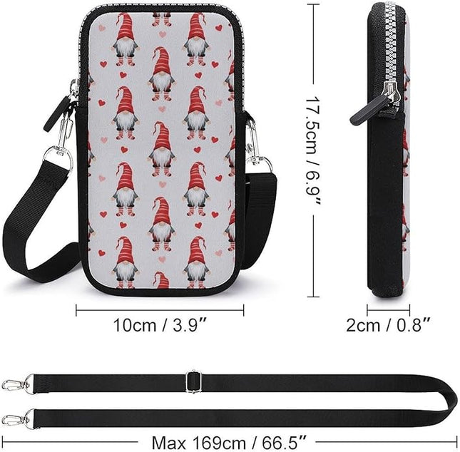 Small Crossbody Bags for Men, Cool Lightweight Sling Phone Pouch, Slim Cell Phone Purses