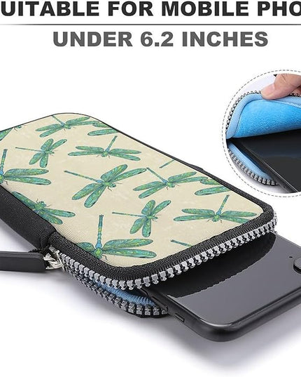 Unisex Small Crossbody Bags, Women Men Portable Adjustable Crossbody Phone Wallet Pouch