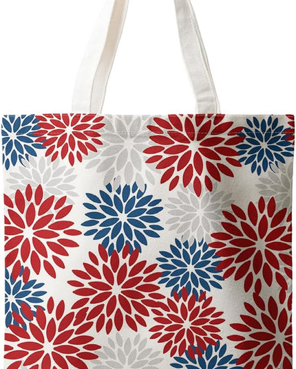 Horaldaily Canvas Tote Bag,Reusable Shoulder Tote Bag for Women Lady Casual Vacation, Shopping, Work, Gym