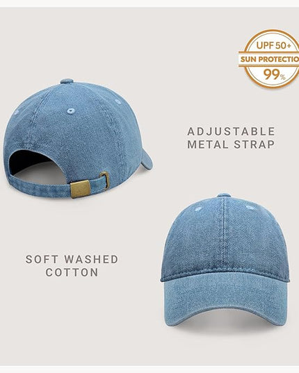 CHOK.LIDS Everyday Premium Dad Hat Unisex Cotton Baseball Cap for Men and Women Adjustable Lightweight Polo Style Curved Brim