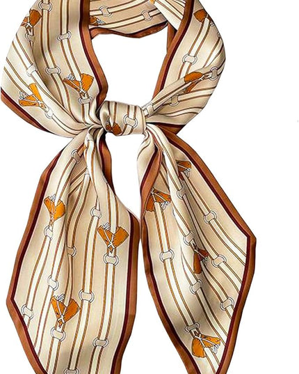 Purse Scarf For Handbags Head Scarves For Women's Hair Bags Scarfs Long Skinny Scarves Fashion Silky