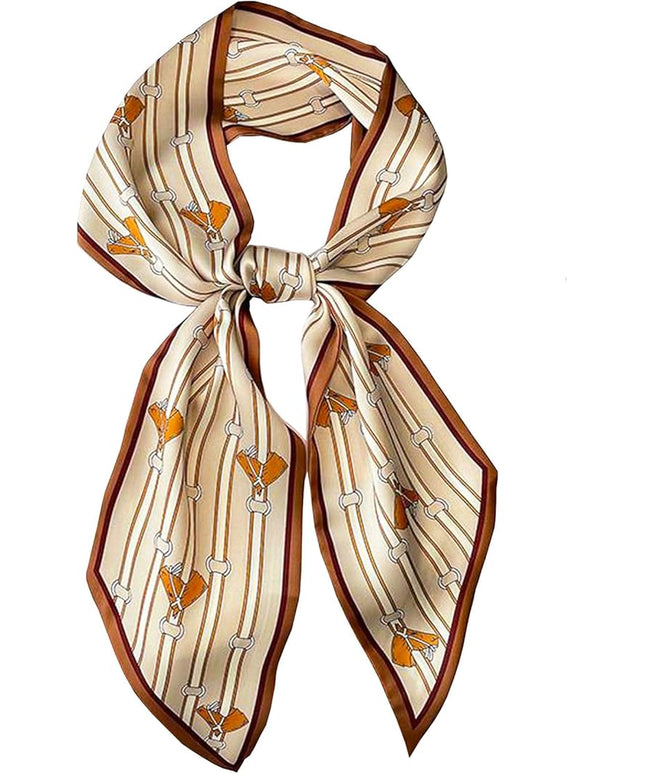 Purse Scarf For Handbags Head Scarves For Women's Hair Bags Scarfs Long Skinny Scarves Fashion Silky