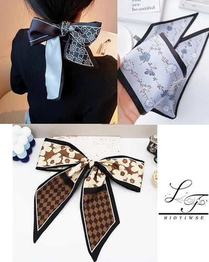 Purse Scarf Handbags For Women Skinny Hair Neck Accessories Scarves With Bag Scarfs Handle Fashion Lightweight