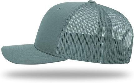 Richardson 112 Trucker Hat - Premium Adjustable Snapback Hat - Structured Six Panel Richardson Blank Caps