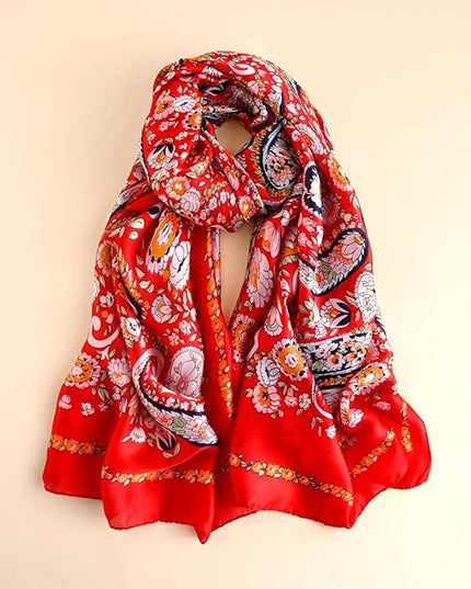 Silk Scarf Mulberry Silk Fashion Scarves Long Lightweight Shawl Wrap …