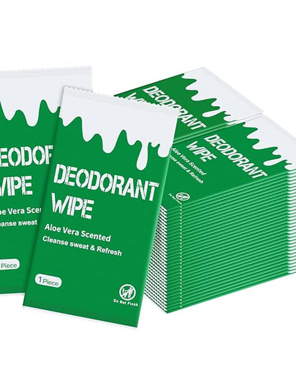 Deodorant Wipes Individually Wrapped, Wet Wipes for Underarm and Full Body, Remove Sweat, Oil and Odors, Pack of 150