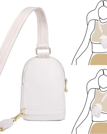 INICAT RFID Blocking Sling Bag Anti Theft Crossbody Bags Women Valentine's Day Gifts Travel Purses Vegan Leather