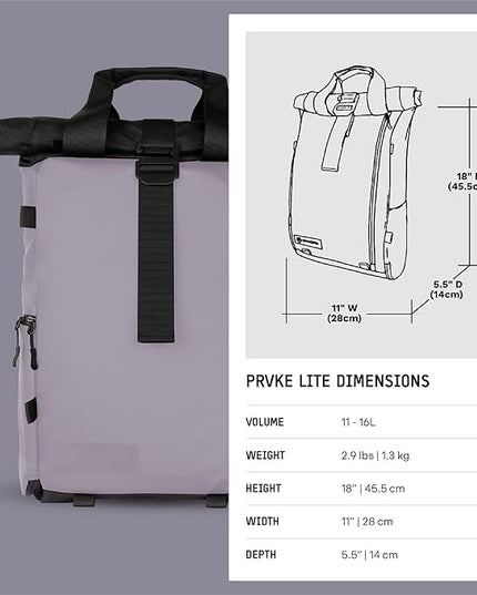 WANDRD PRVKE Lite: Weather-Resistant Travel & Camera Backpack with Laptop Sleeve, Quick Side Access, Clamshell Opening – Ideal Photography & Travel Bag