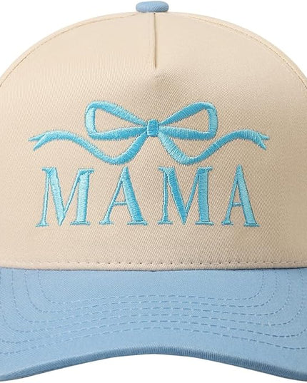 MIRMARU Two-Tone Vintage Canvas Trucker Hats for Men & Women, Adjustable Size Baseball Caps with Trendy Embroidered Design