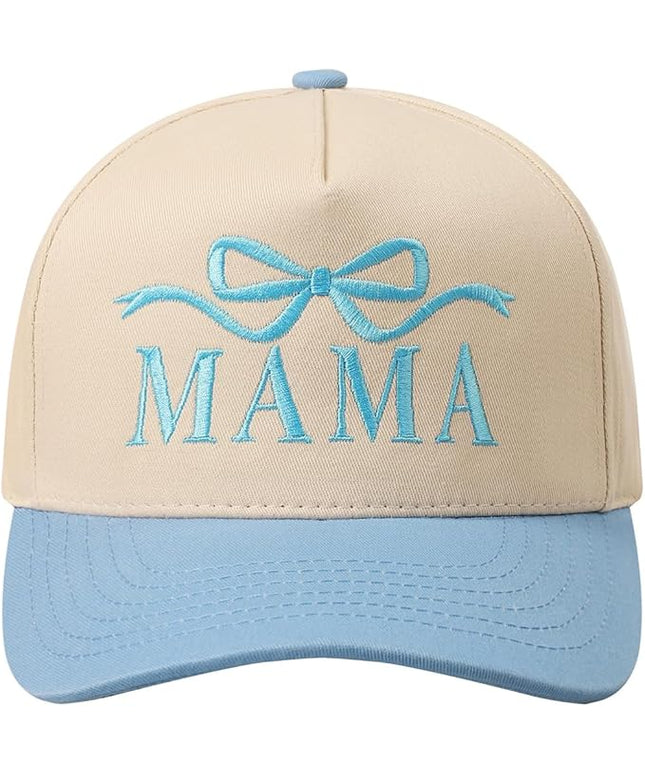 MIRMARU Two-Tone Vintage Canvas Trucker Hats for Men & Women, Adjustable Size Baseball Caps with Trendy Embroidered Design