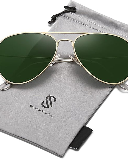 SOJOS Classic Aviator Polarized Sunglasses for Men Women Vintage Retro Style