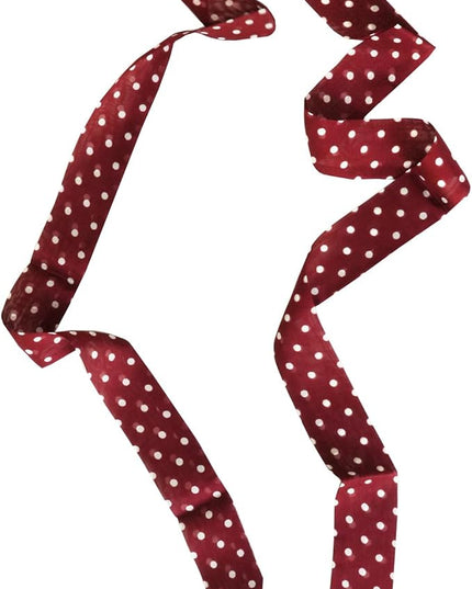 JERLA Women 100% Mulberry silk Scarf Long Large Lightweight Scarves Fashion Women Soft polka dot Print Neckerchief