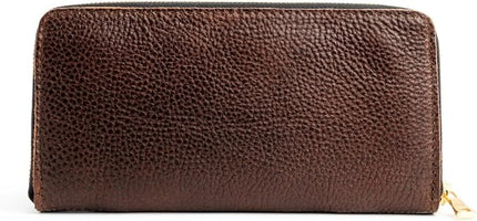 Portland Leather Goods Women's Accordion Zip Wallet – Handcrafted in Durable, Full-Grain Leather – 8 Card Slots & Secure Zippered Pocket – Coldbrew