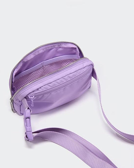 Pander Everywhere Belt Bag for Women, Fashion Waist Packs, Crossbody Bags, Everywhere Belt Bag with Adjustable Strap (Lilac Purple).